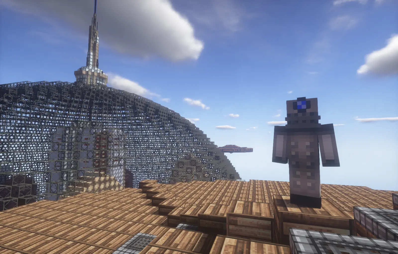 Minecraft build depicting Daleks invading The Citadel