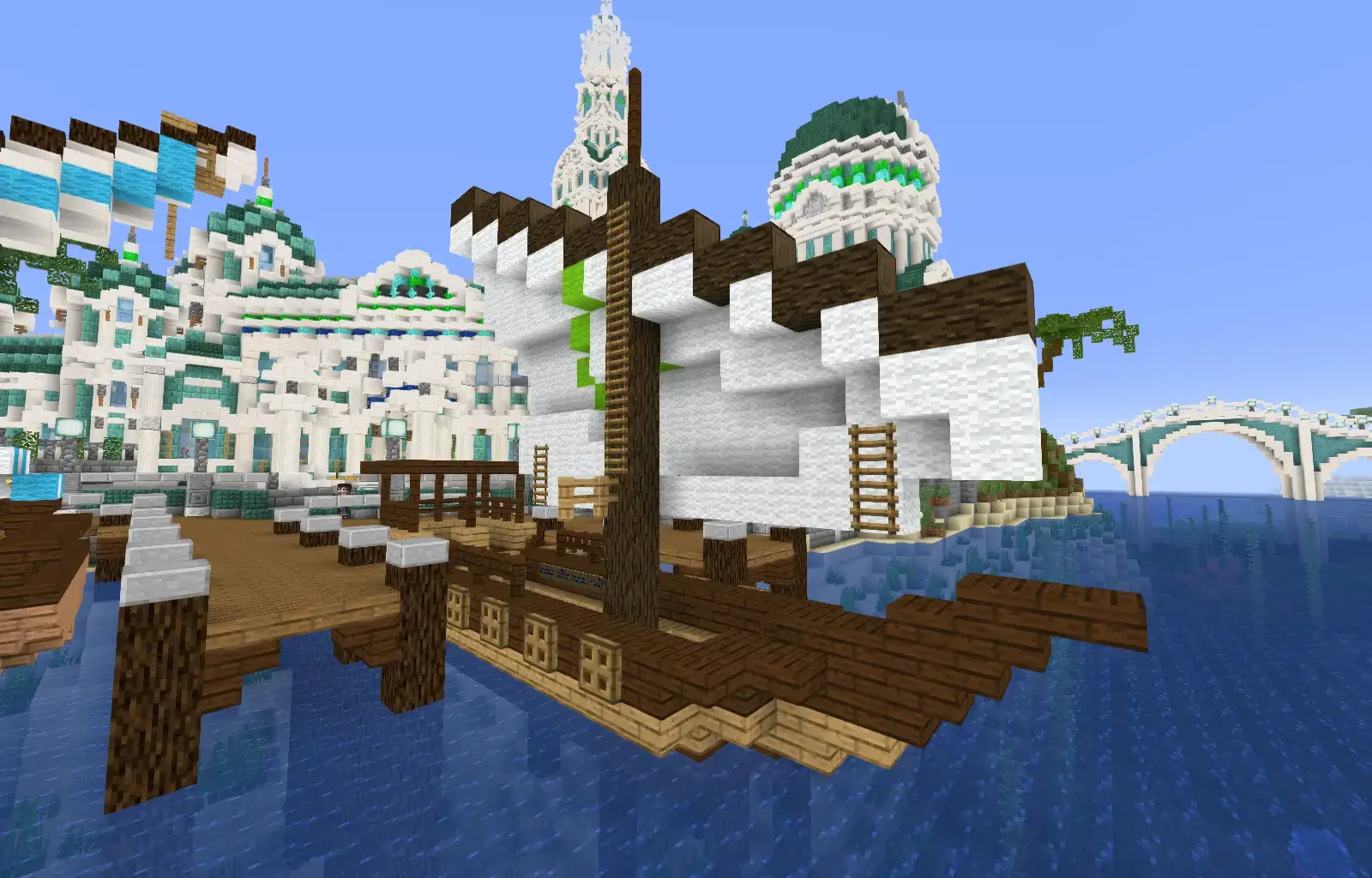 Atlantean Ferry in the City Center docks.