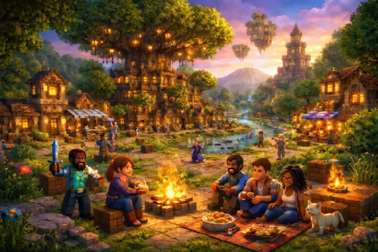Read more about the article The Digital Third Place: Why Our Adult Minecraft Community is Still Thriving in 2026